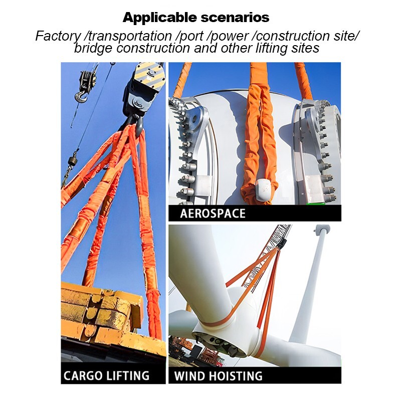 Endless Round Lifting Sling 6' 9' Crane Rigging Hoist Wrecker Recovery Strap