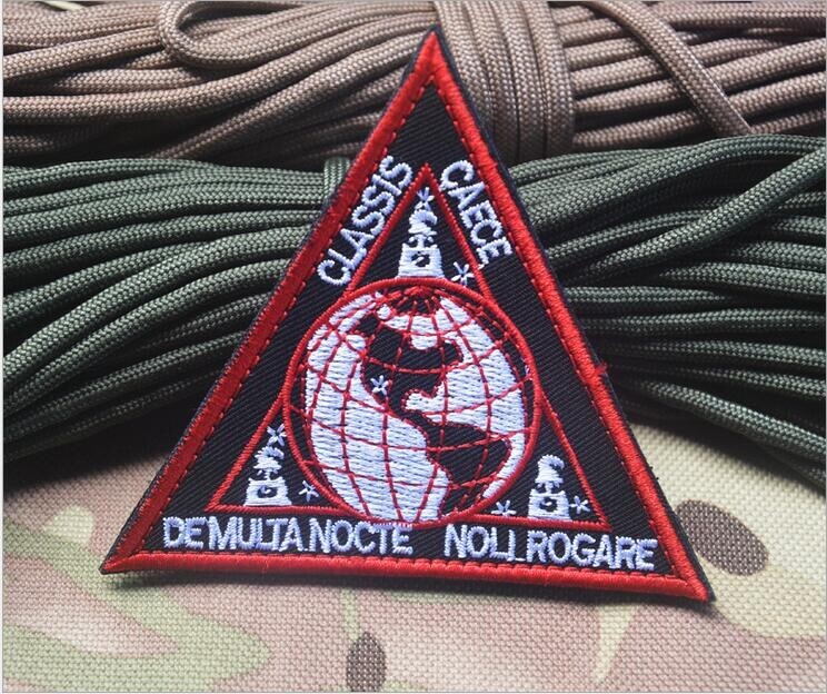 US Air Force CLASSIS CAECE Squadron Demulta Nocte Nolirogare Hook Loop Patch