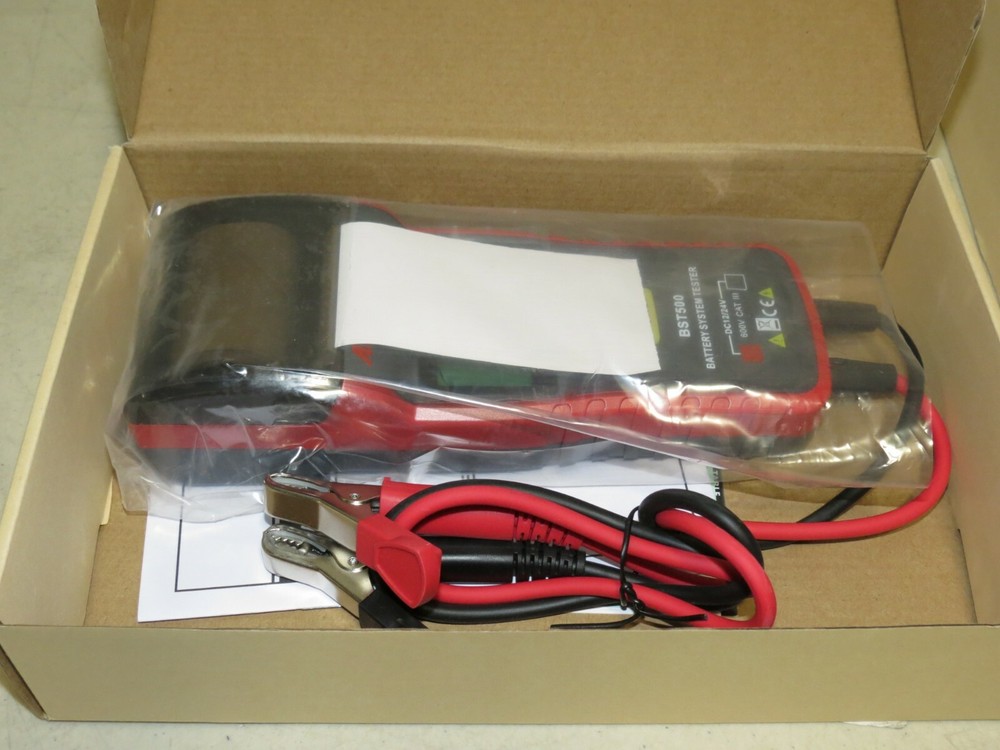 ANCEL BST500 BATTERY SYSTEM TESTER 12V/24V 100-2000 CCA W/ PRINTER