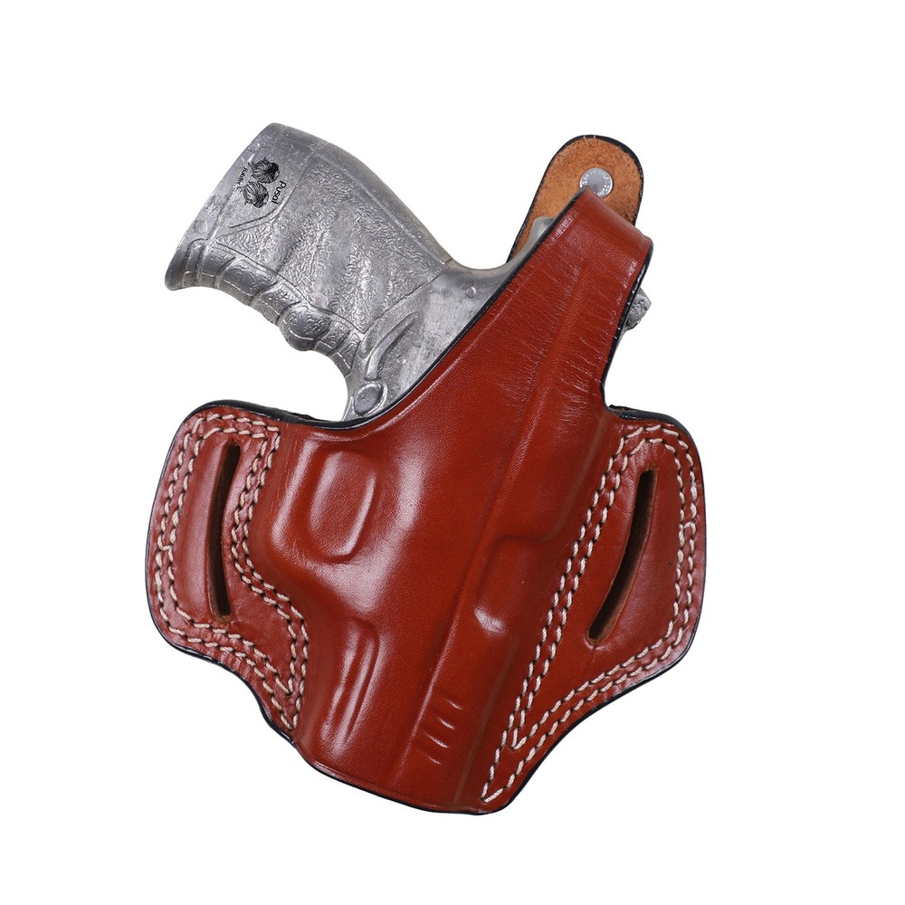 CANIK METE MC9 LEATHER OWB 3.18 Inch PANCAKE HOLSTER