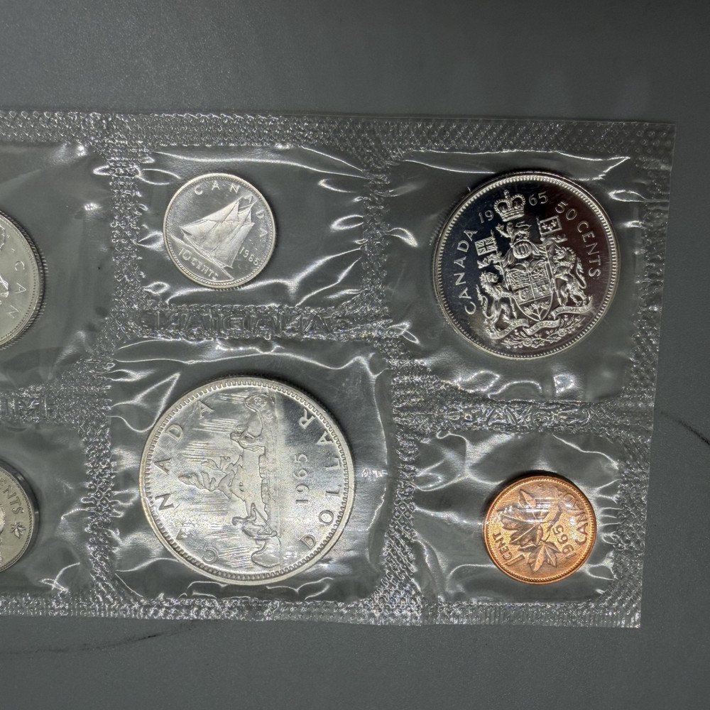 1965 & 1966 CANADA SILVER Mint Sets (Proof like) - 1.1oz. SILVER Each