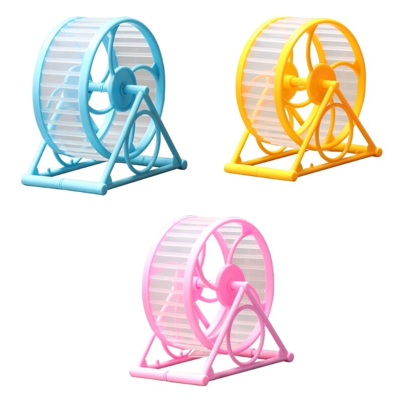 Hamster Exercise Wheel and Brackets for DwarfHamster Gerbils Running