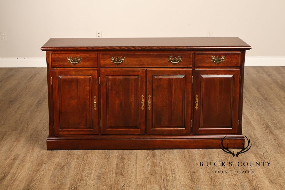Crescent Traditional Solid Cherry Buffet Sideboard