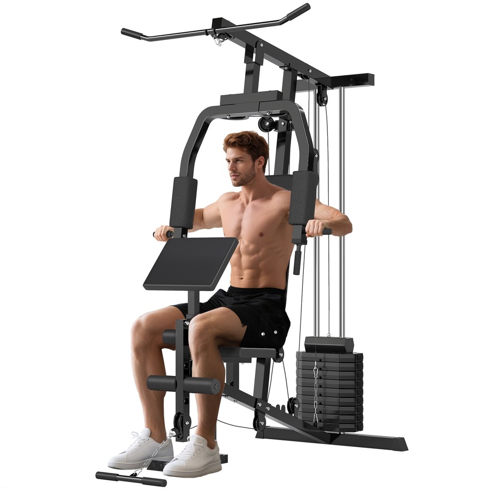 Multifunctional Workout Station for Chest Presses and Pull Up Exercise, 264 lbs