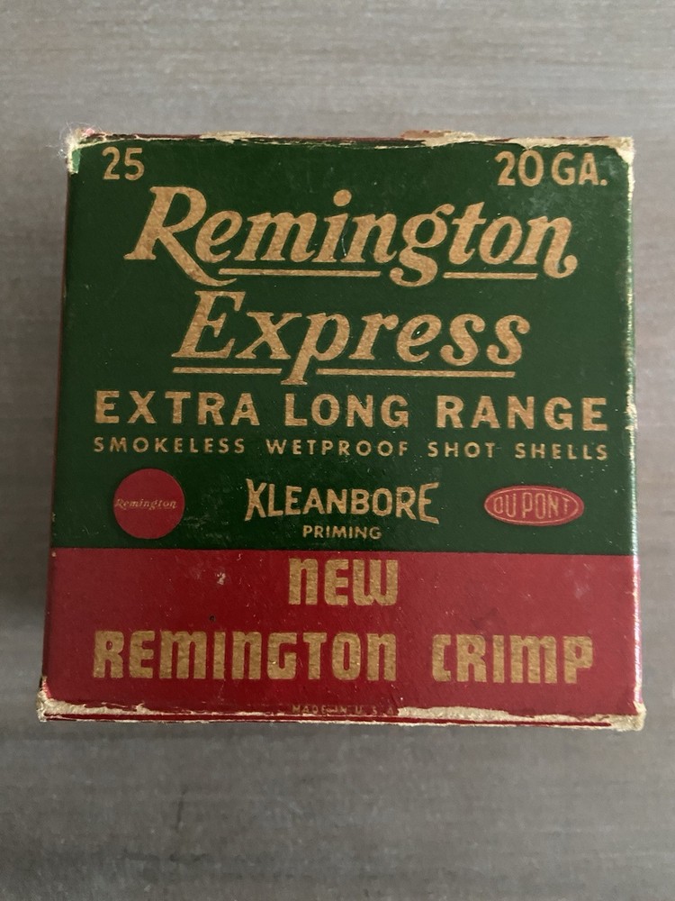 Remington Shotshell Box Vintage