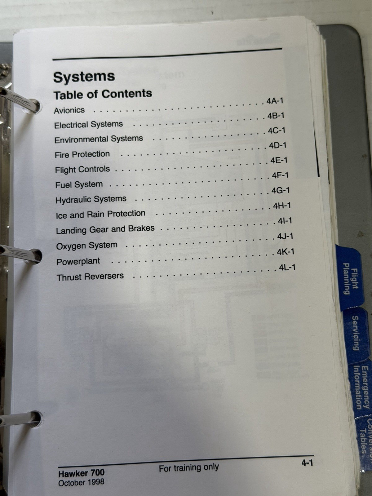 SimuFlite Hawker 700 Cockpit Reference Handbook