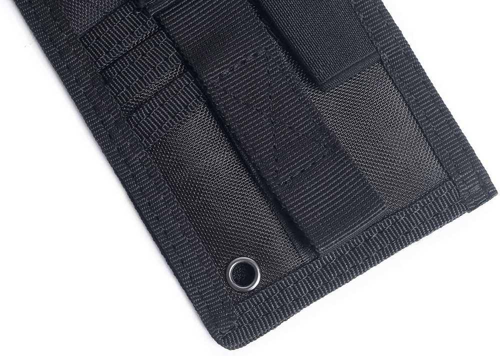Tactical ID Card Holder Organizer with Neck Lanyard Hook&Loop Patch Badge Holder