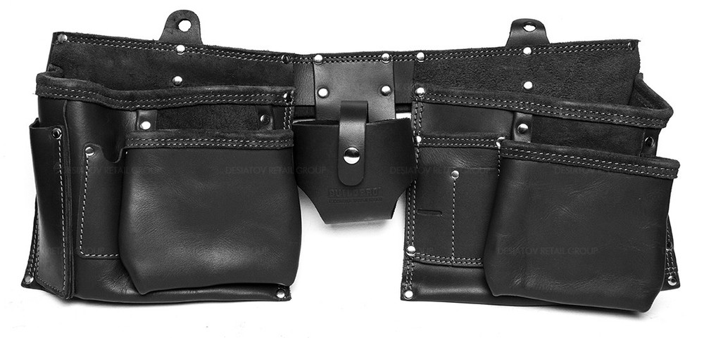 BuildPro Tool Belt Apron BLACK LEATHER LWTMABK