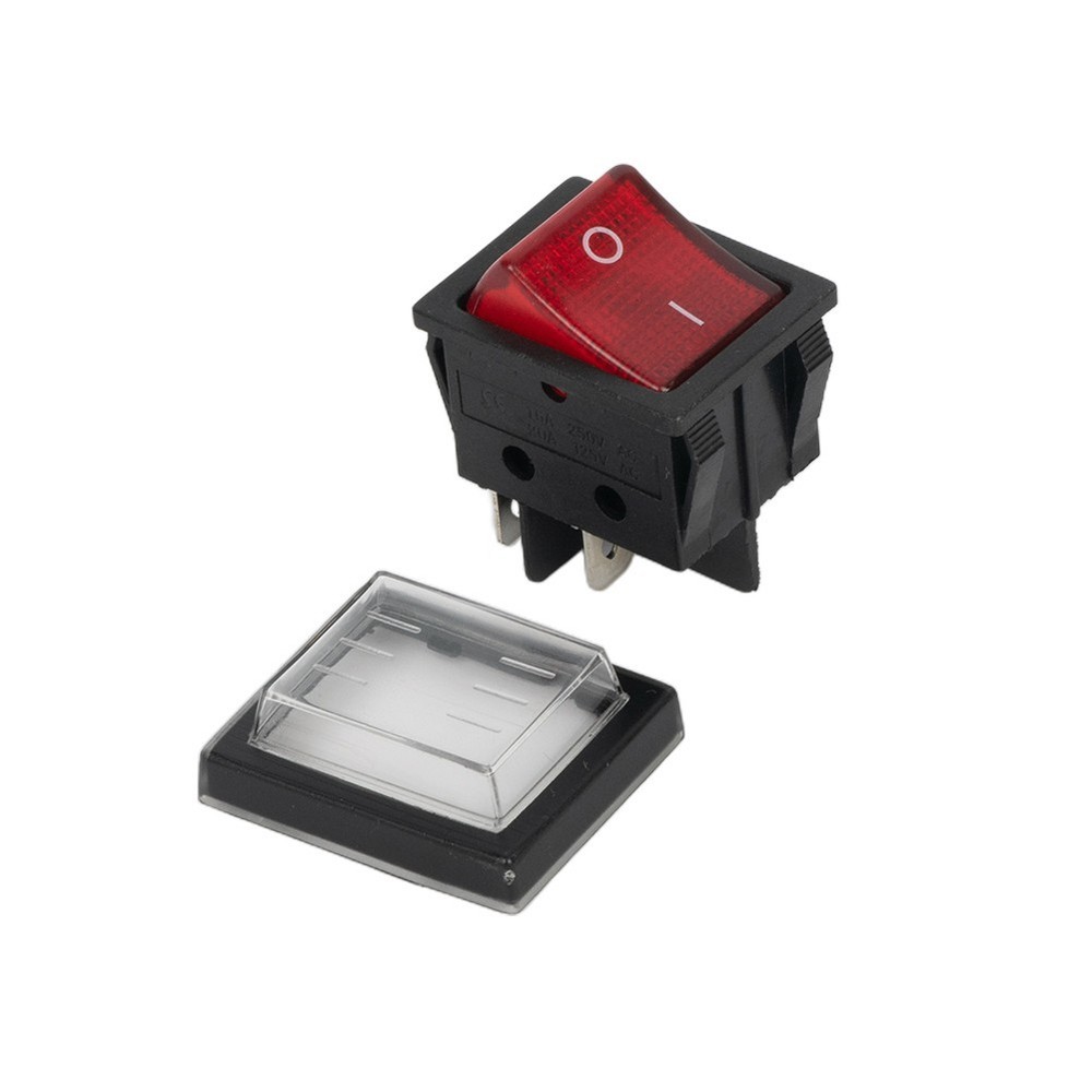 16A 250VAC / 20A 125VAC Rocker Switch 2 Position Accessory KCD4 Practical