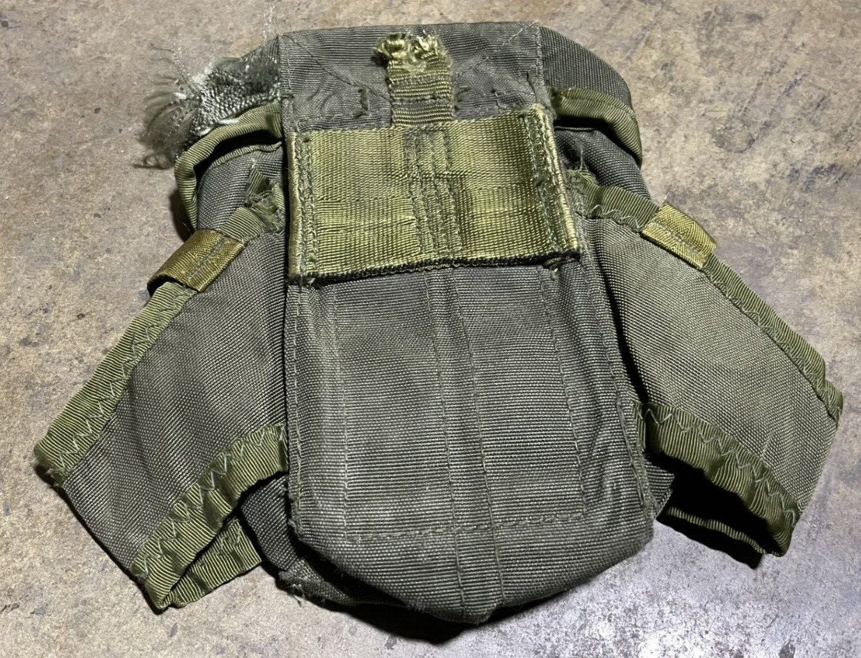 2 US Military ALICE LC1 LC2 Triple Mag Pouch 30 RD Small Arms Ammunition Pouch