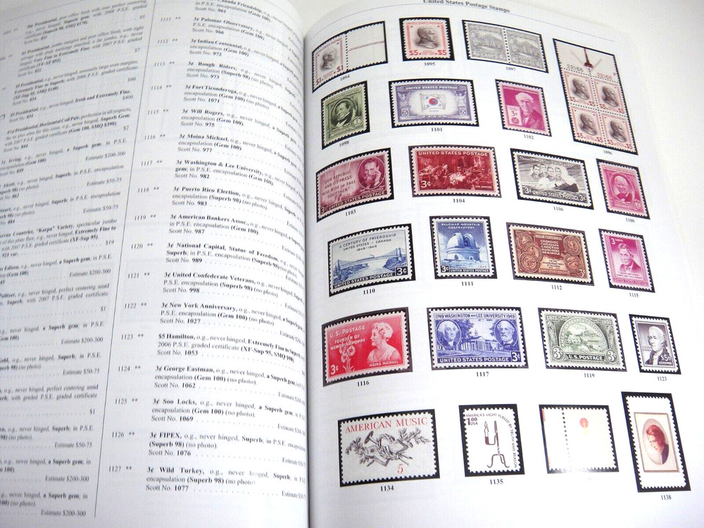 Schuyler Rumsey Stamp Auction Catalog 2008 Covers Postal History by State BOB