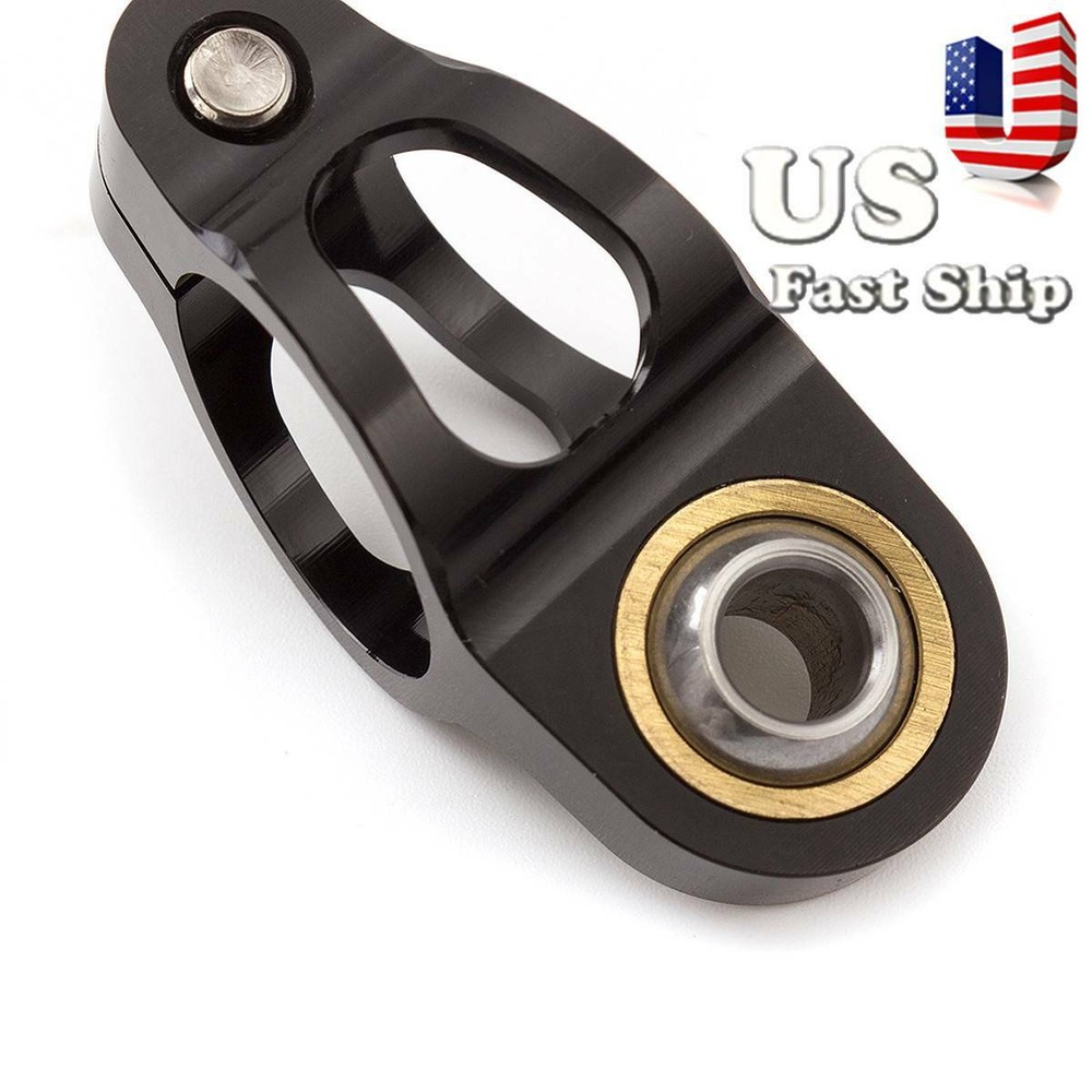 CNC Universal Motorcycle Steering Stabilizer Damper Linear Control Safety Black