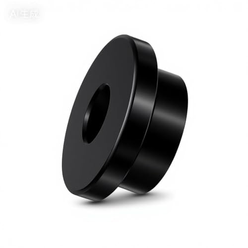 Solid Handlebar Riser Bushings Compatible with Harley Softail Dyna Black#28