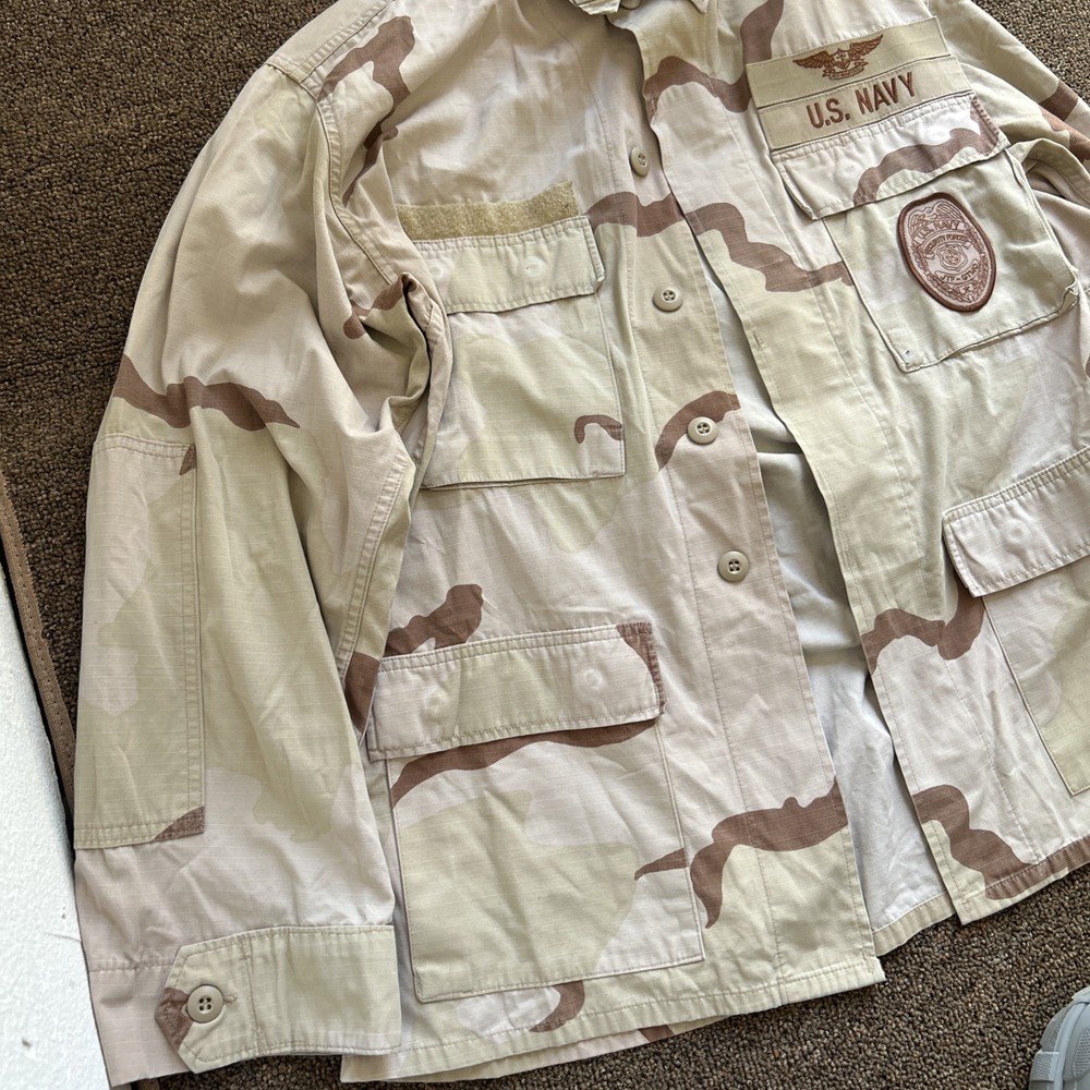 Vintage 1990-2000s U.S Navy Security Forces Cononel Jacket Medium