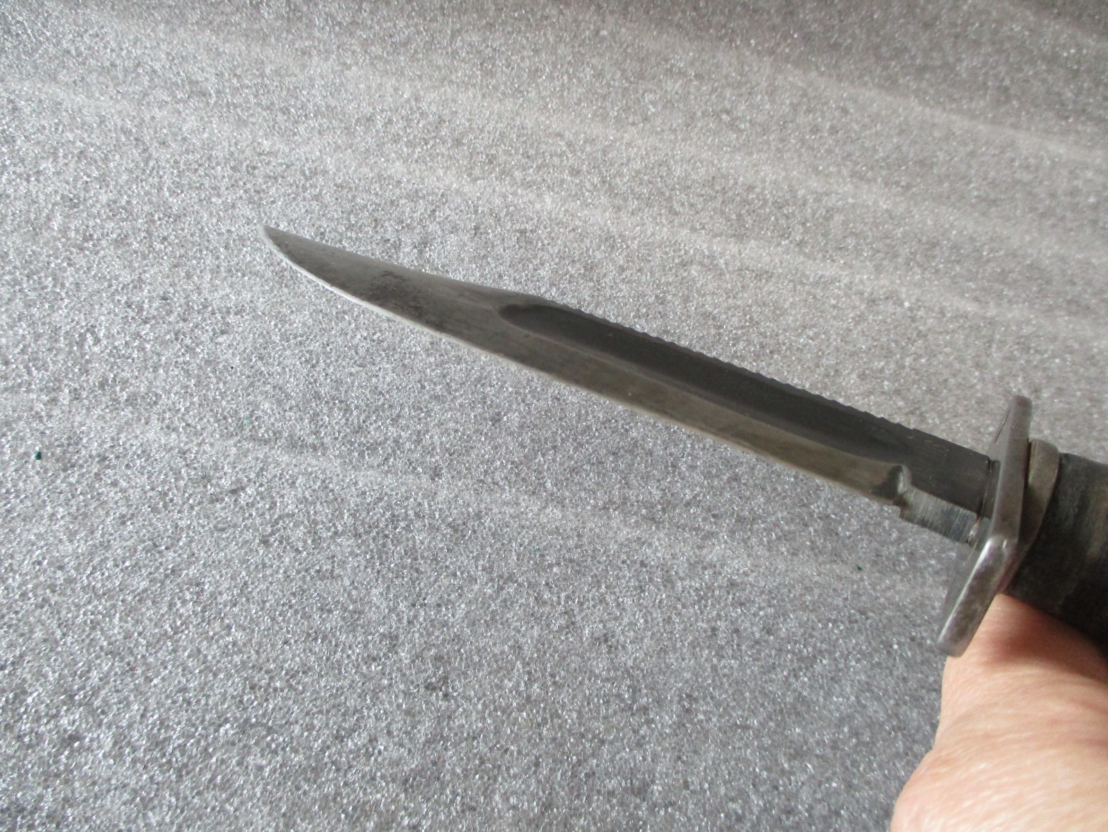 Camillus NY Vietnam Pilot Survival Knife with Sheath & Stone