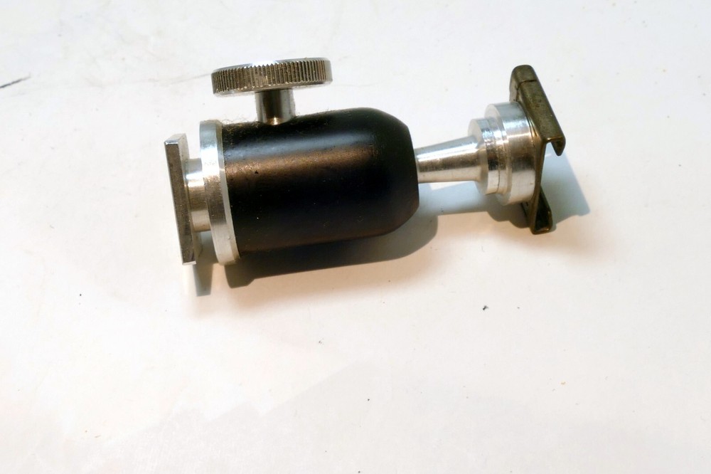 ✅ PRAZISION GERMAN SMALL BALL & SOCKET TRIPOD HEAD FOR FLASH SLAVE