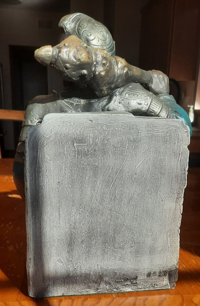 1970 Spanish Conquistador Bookends Pair