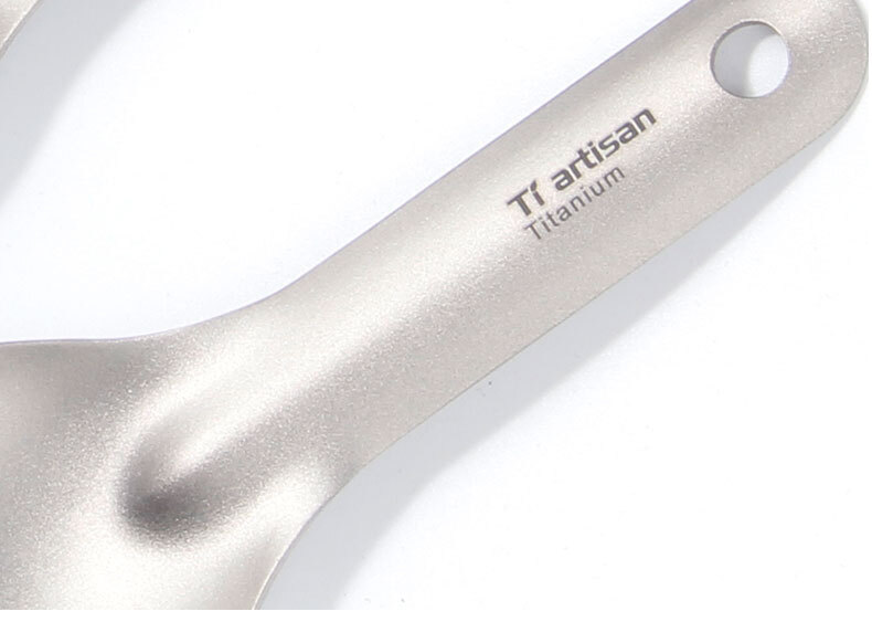 Titanium Spoon Spork Portable Ultralight Healthy Camping Backpacking Tableware