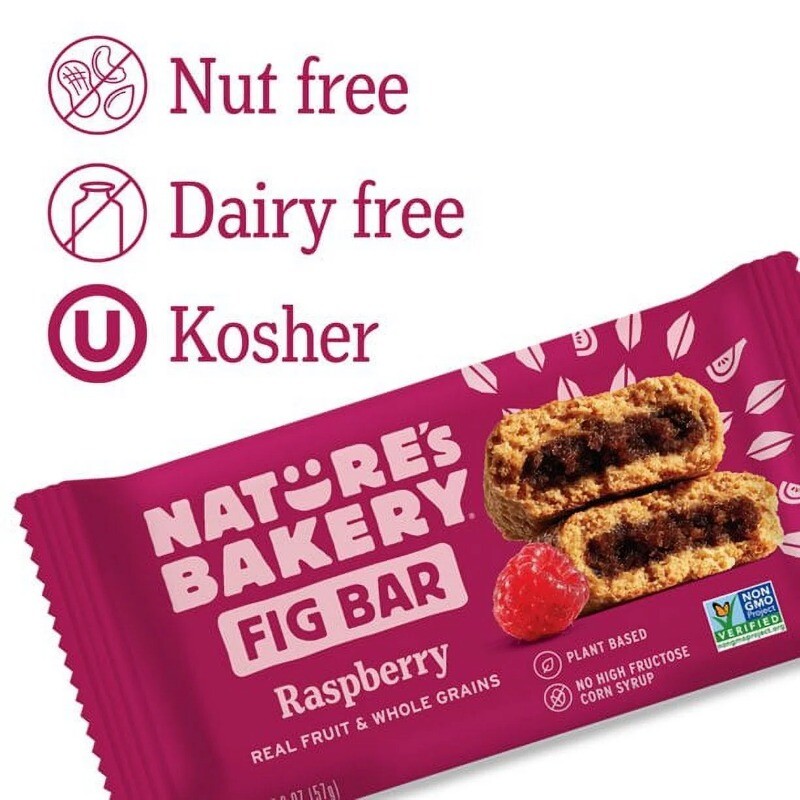 Nature's Bakery, Raspberry Fig Bar, Twin Packs, 2 oz, 18 Count