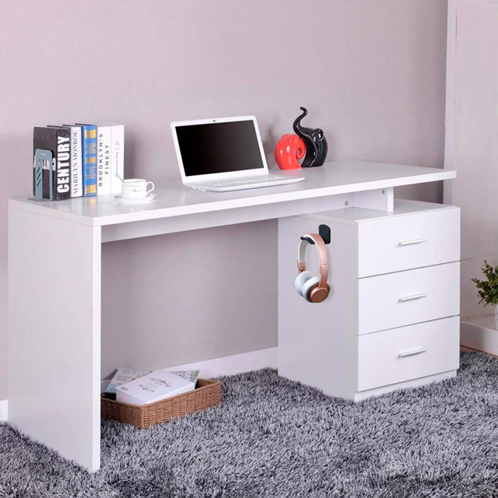Headphone Hanger Holder Wall Mount Headset Hook under Desk Universal