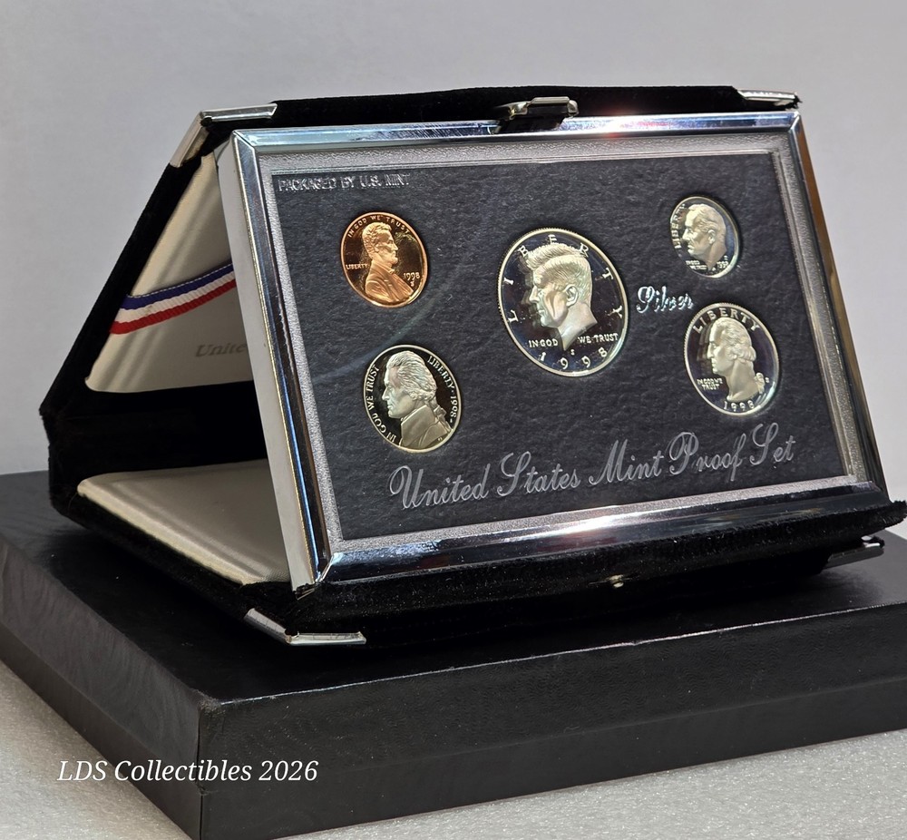 US Mint 1998 S Silver Proof Premier Set - Original Mint Packaging No COA