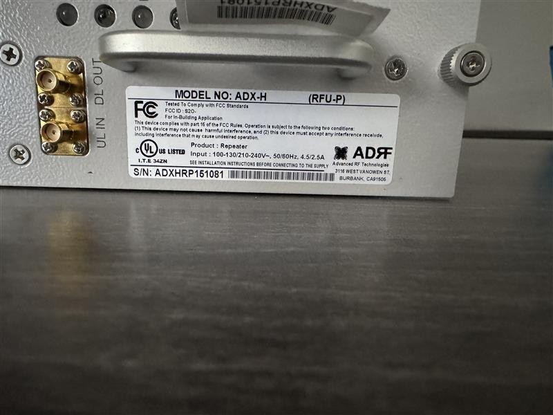 ADRF PCS Single Band RF Unit (ADX-H-RFU-P)