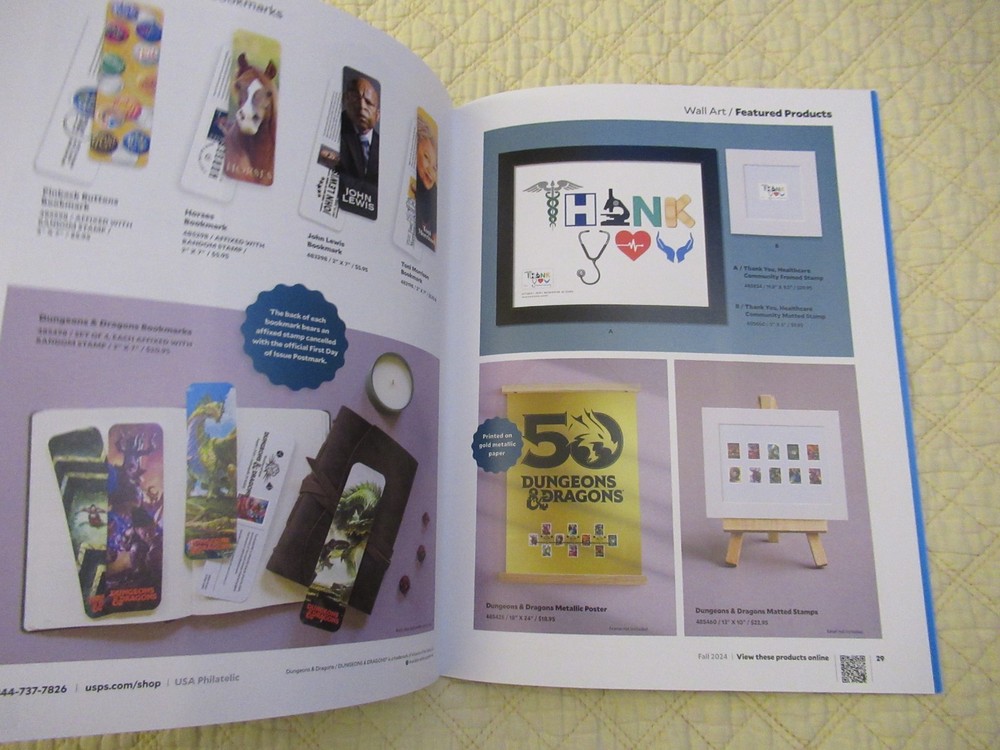 USPS USA Philatelic Summer & Fall 2024 Catalogs (2-Set)