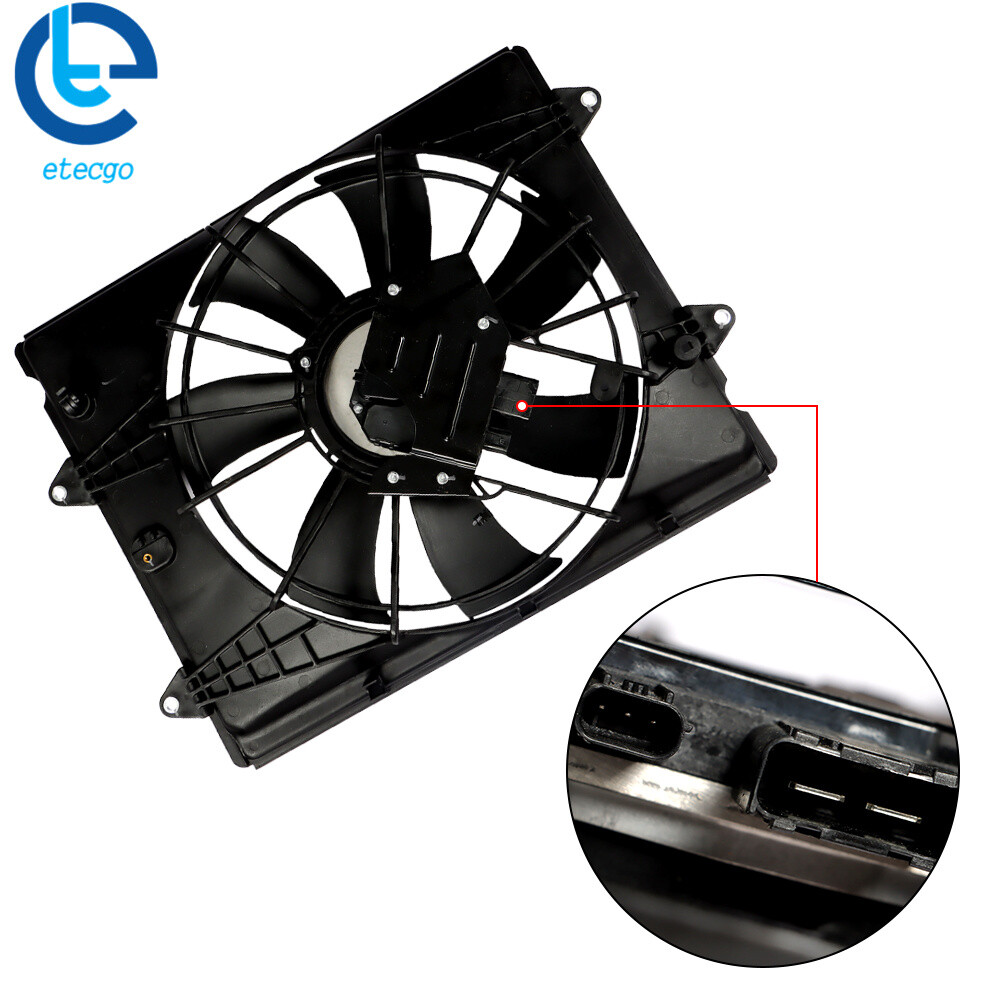 Radiator Cooling Fan Assembly For 2016-2021 Civic 2.0L 190155BAA01 190305BAA01