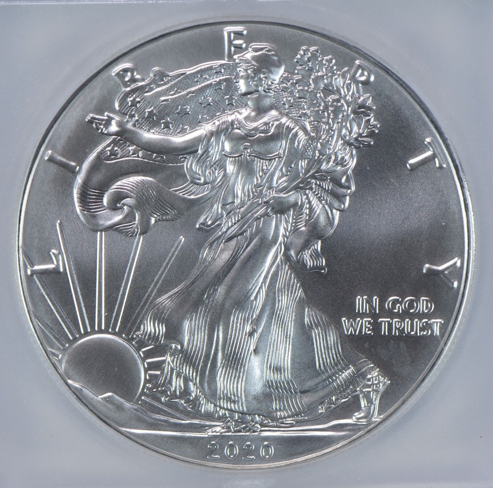 2020 American Silver Eagle MS70 ICG