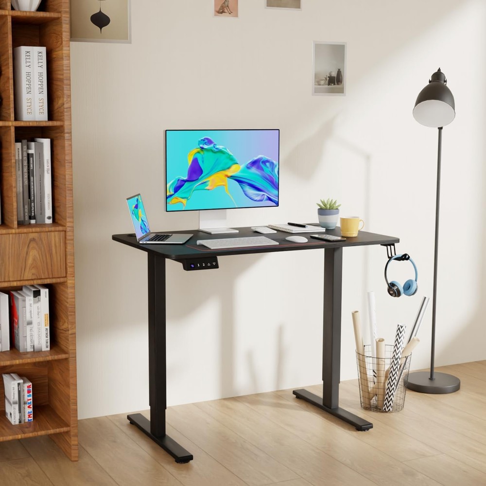 Adjustable Height Astra Standing Desk, Electric Sit Stand Computer Workstation