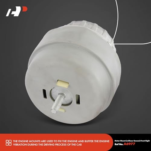 Front Left and Right Engine Motor Mount Kit Compatible with Audi A6 2006