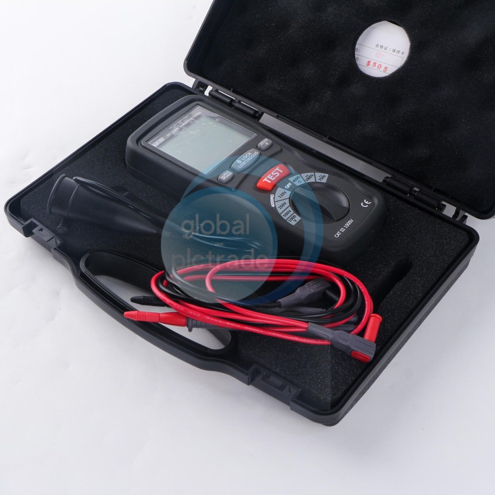 1PCS NEW CEM DT-5505 Insulation Testers Large Dual Display with Backlight