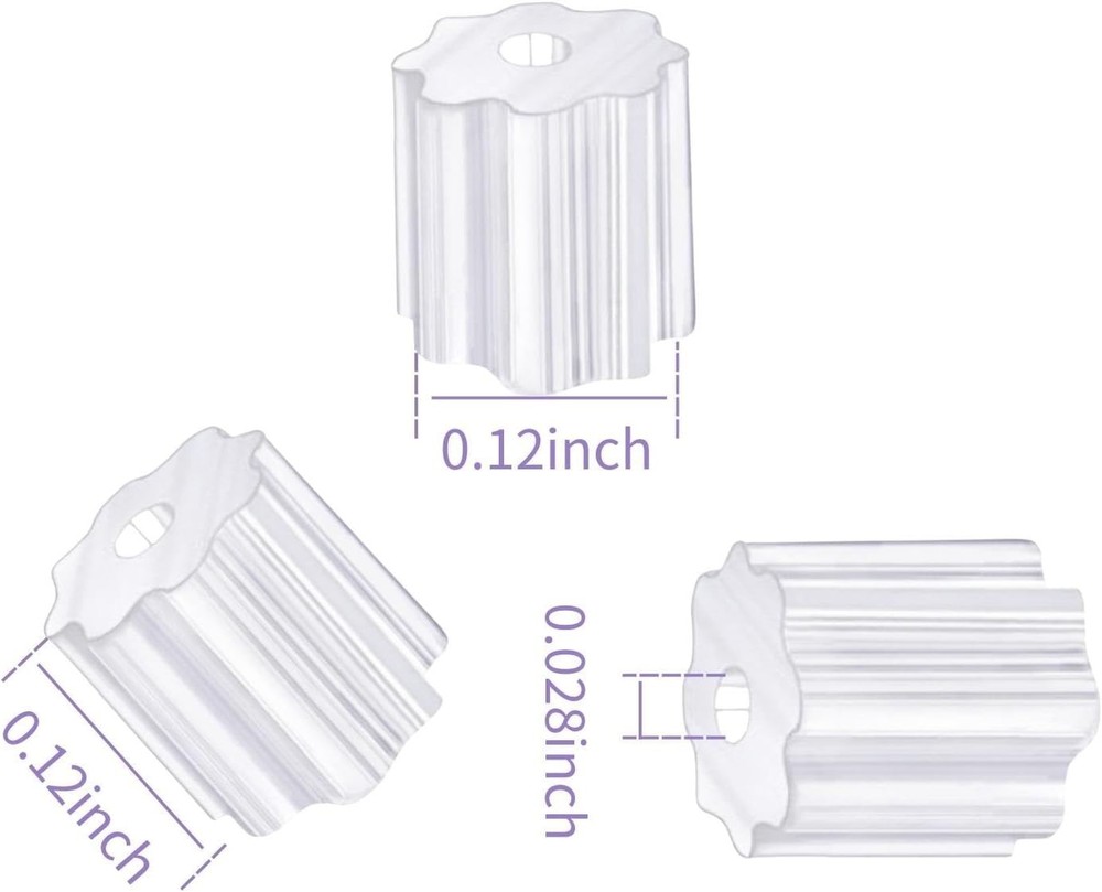 200PCS Hypoallergenic Silicone Earring Backs - Soft Clear Stoppers for Security