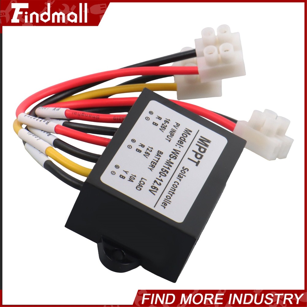 Findmall Solar Battery Charge Controller Boost MPPT Voltage Adjustable 150W