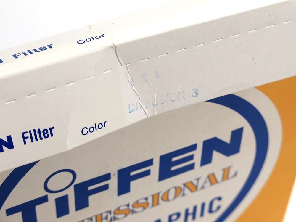 Tiffen 4x4" Diffusion 3 camera lens filter softening FX clear W44DDFX3