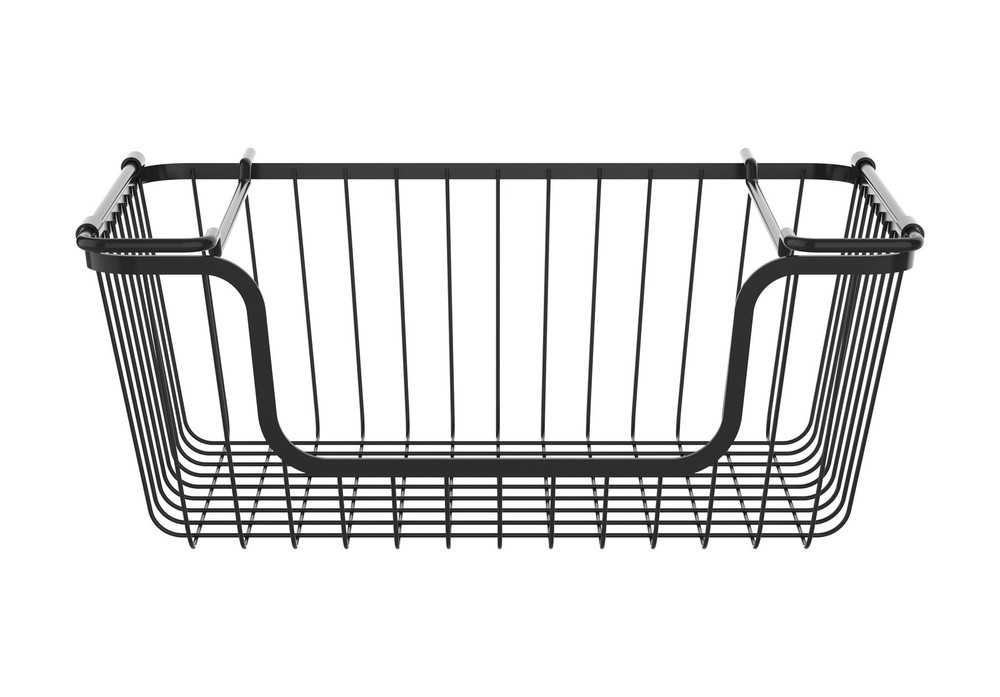 Oceanstar Stackable Metal Wire Storage Basket Set for Pantry, Countertop Kitchen