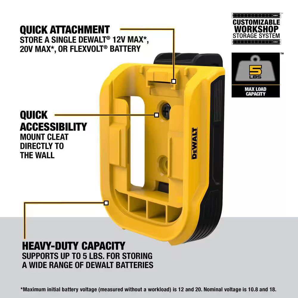 Battery Cleat, Single
