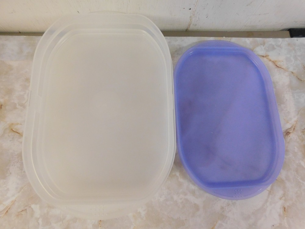4 Piece Set Tupperware Fridge Lunch Deli Meat Cheese Stacking Containers