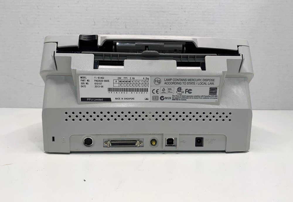 Fujitsu Fi-6140z Duplex Color USB Document Scanner Tested