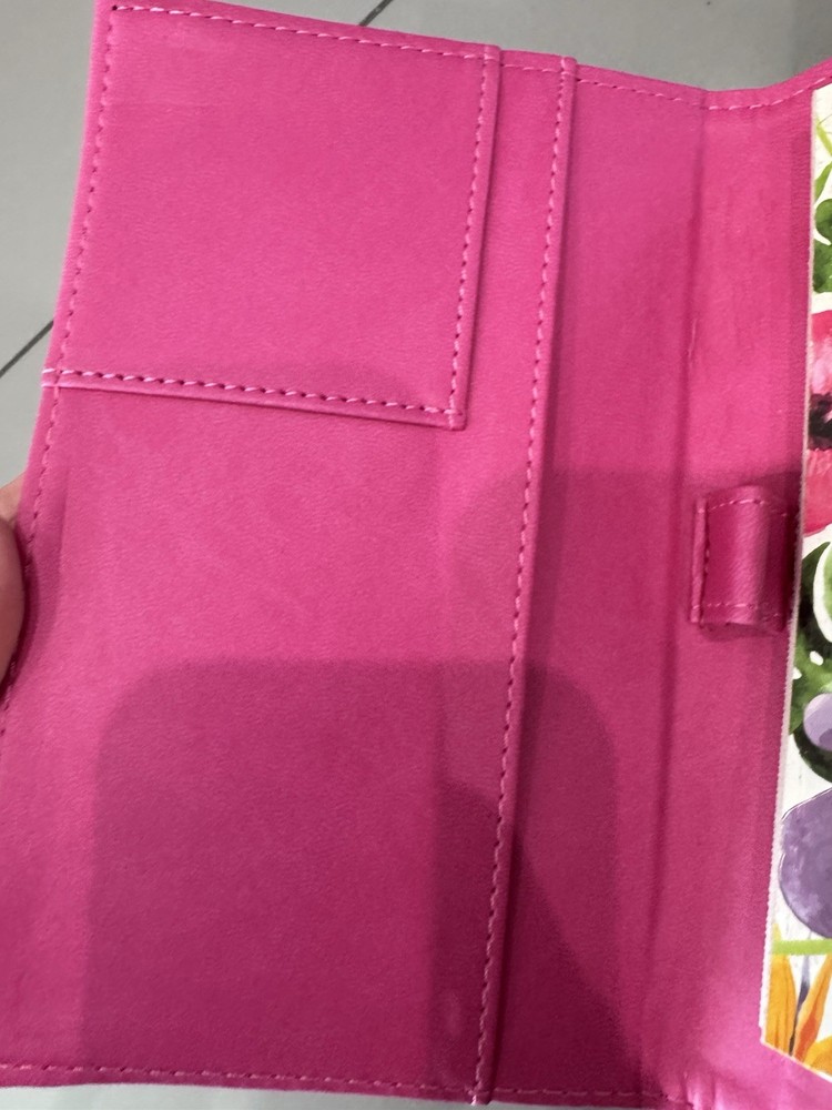 Tous Pink Travel Explore Live Passport Holder Document Notebook