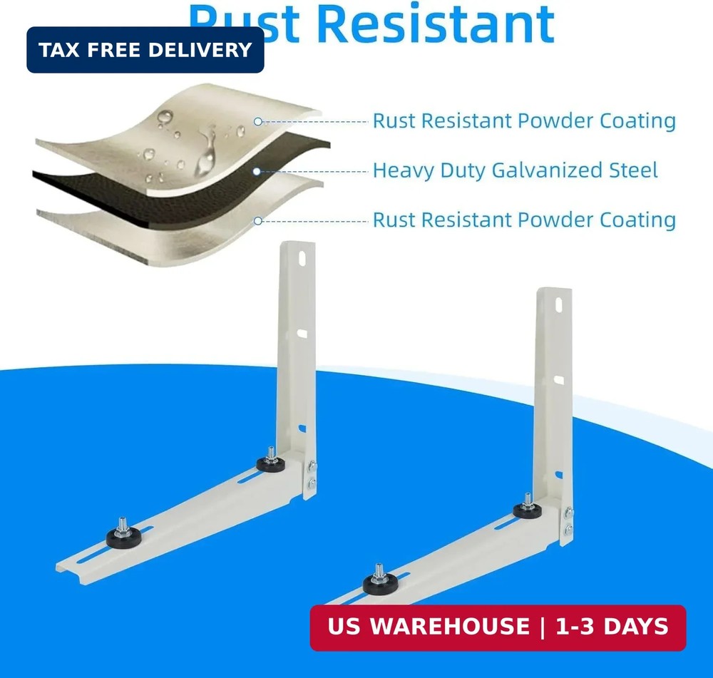 Mini Split Wall Mounting Bracket for Mini Split Ac/Heating System Unit 7000-1500