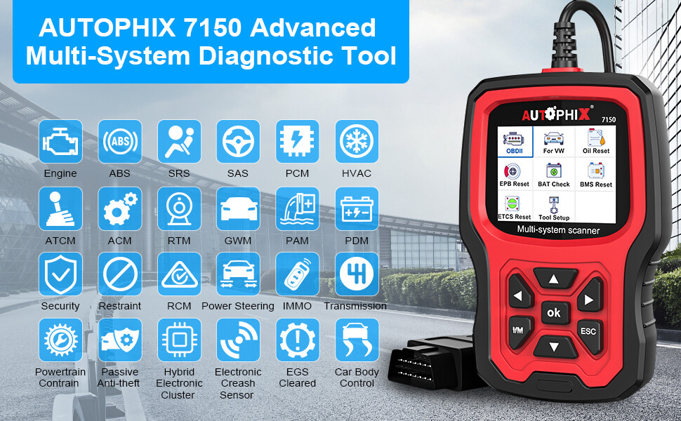 AUTOPHIX ALL SYSTEM CAR DIAGNOSTIC SCAN TOOL OBD2 SCANNER For Ford CODE READER