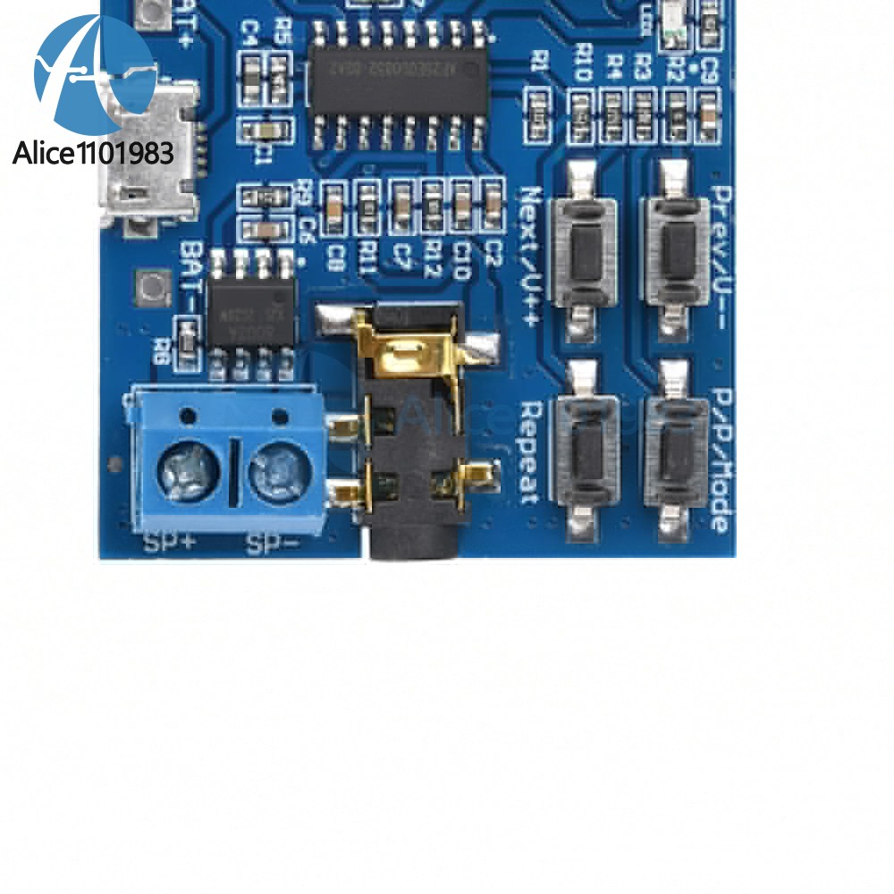 TF Card U Disk MP3 Format Decoder Board Aamplifier Decoding Audio Player Module