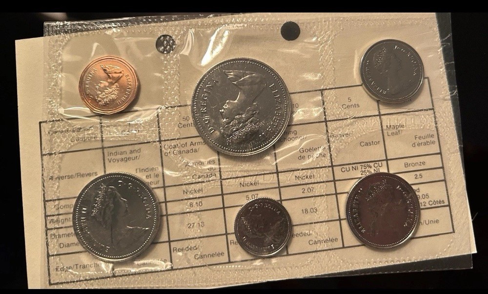 1983 Canada RCM Uncirculated Proof Like Prooflike Set