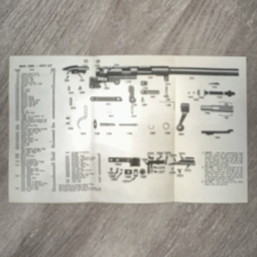 Mossberg Model 320BA Owners Instructions Manual