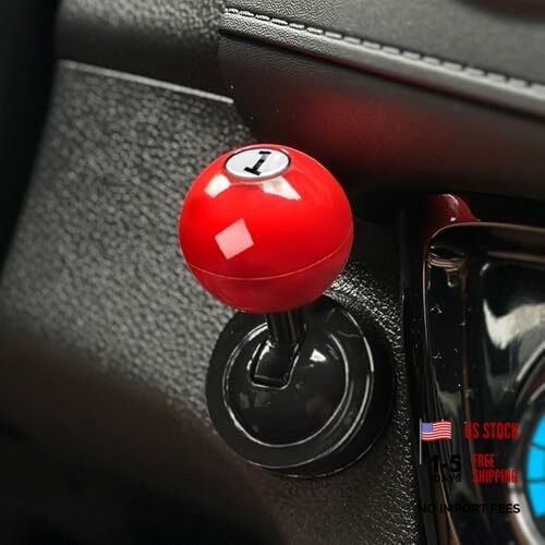 Push Start Button Cover, Joystick Car Starter Protector, Metal One-Touch Push