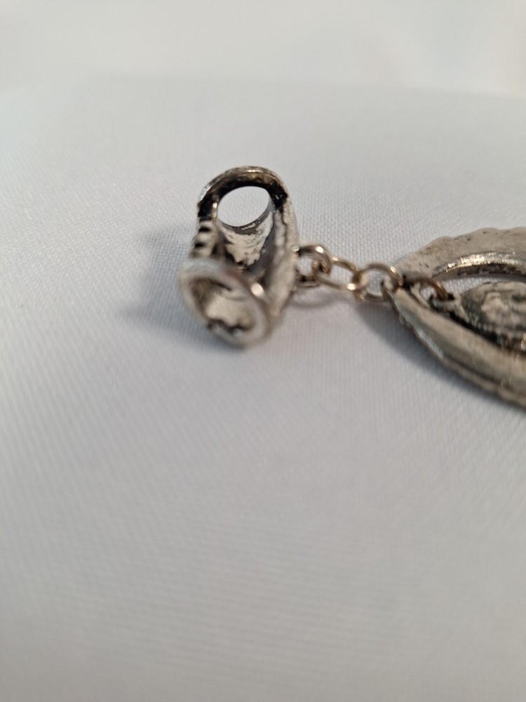 Southwestern Silver Dangle Pendant Unmarked