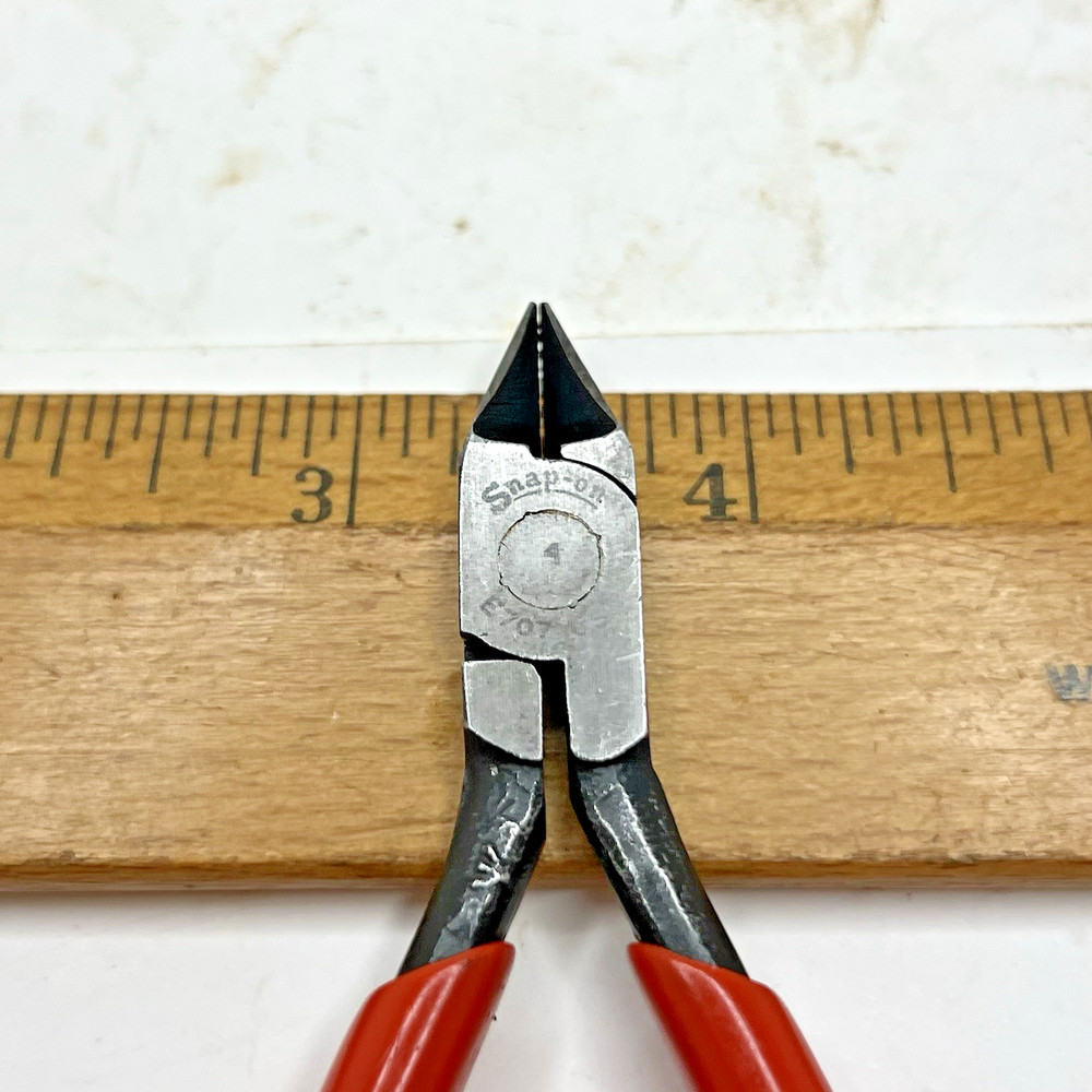Snap-on E-707 Mini Precision Diagonal Electronic Flush Wire Cutters Pliers (USA)
