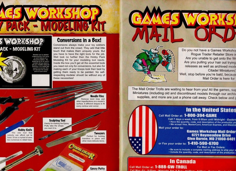 Citadel Miniatures The Complete Catalog 2000 Warhammer Games Workshop