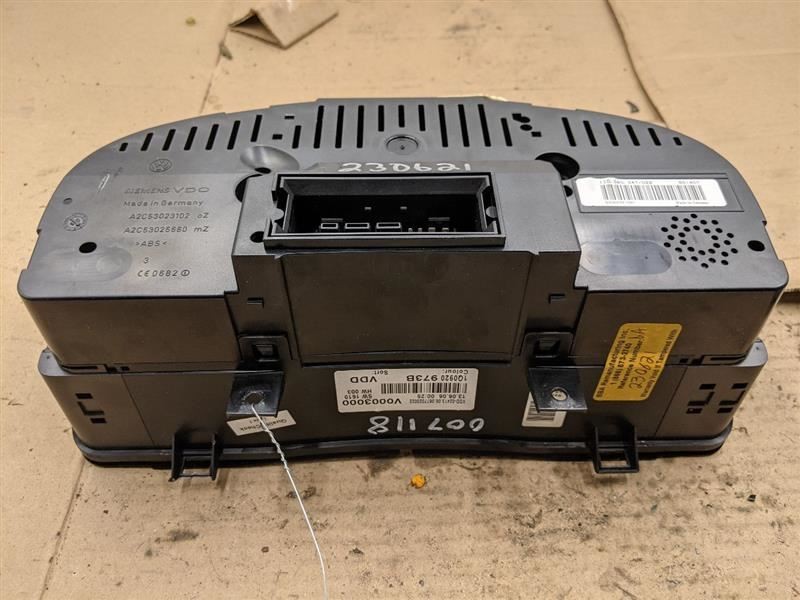 Speedometer Cluster 160 MPH Fits 2007 EOS 299153 OEM